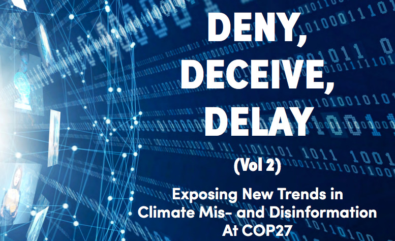 Rapporto ISD su negazionismo e disinformazione sul clima