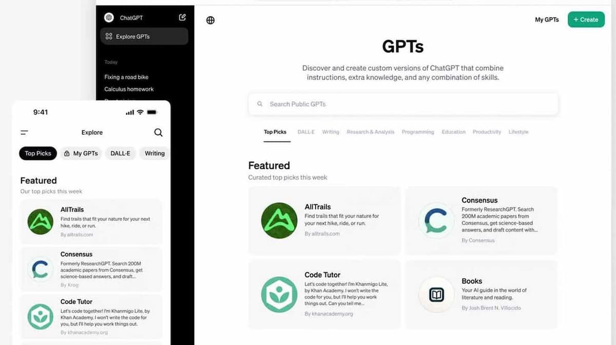 OpenAI lancia GPT Store e ChatGPT Team Plan