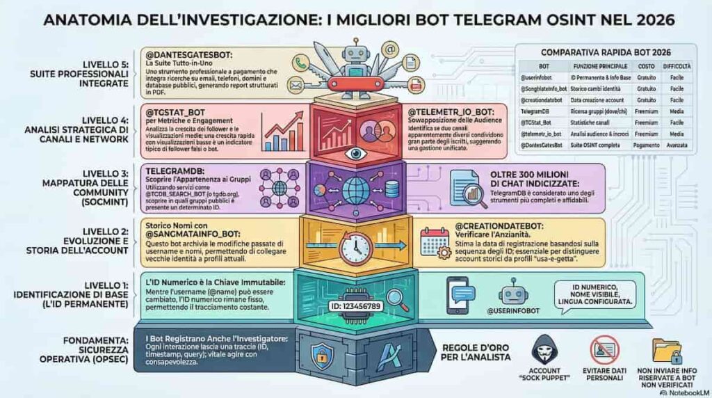 Quali sono i migliori bot Telegram per fare OSINT 