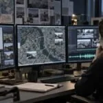 Analista davanti a più fonti digitali mentre confronta modelli LLM per un'attività OSINT